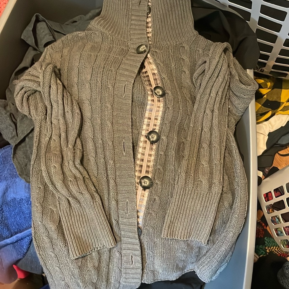 Grey sweater/jacket